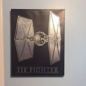 Star Wars tie fighter poster